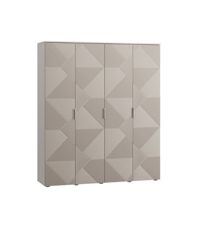 107 Tủ Quần Áo Shelton Cà Phê Sữa-4 - Ảnh 1