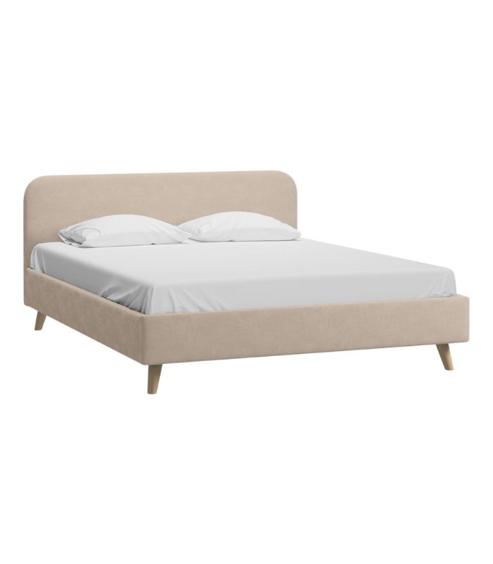 110 Giường Lightsy Nhung 140 Ultra Ivory - Ảnh 1