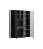 Tủ Quần Áo Shelton Xám Chì-4.1 - Ảnh 2