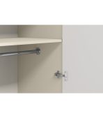 Tủ Quần Áo Shelton Trắng Kem-4.1 - Ảnh 3