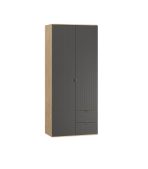 Tủ quần áo Mont Blanc Line Xám Chì-2