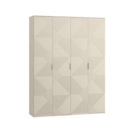 Tủ Quần Áo Shelton Trắng Kem-4.1