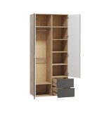 Tủ quần áo Mont Blanc Line Xám Chì-2 - Ảnh 2