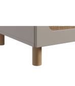 Tủ Quần Áo trẻ em Lindo Cà Phê Sữa- 1 - Ảnh 3