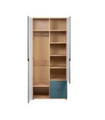 Tủ quần áo Mont Blanc Line Xanh Ngọc Navy-2 - Ảnh 2