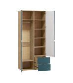 Tủ quần áo Mont Blanc Line Xanh Ngọc Navy-2 - Ảnh 3