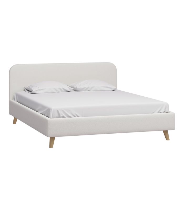 150 Giường Lightsy Nhung 180 Xám Clarins - Ảnh 1