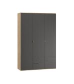 Tủ quần áo Mont Blanc Line Xám Chì-3