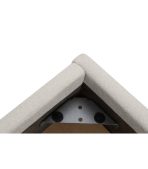 Giường Lightsy Nhung 180 Xám Clarins - Ảnh 10