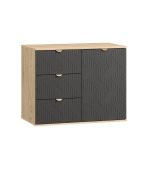 Tủ ngăn kéo Mont Blanc Fancy Xám Chì-1.1