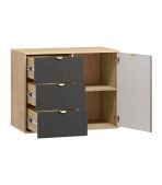 Tủ ngăn kéo Mont Blanc Fancy Xám Chì-1.1 - Ảnh 3