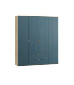 Tủ quần áo Mont Blanc Line Xanh Ngọc Navy-4