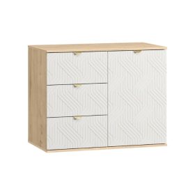 Tủ ngăn kéo Mont Blanc Fancy Trắng-1.1