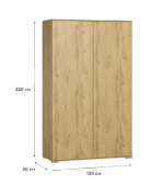 Tủ quần áo Stella Vân Gỗ Irish- 2 - Ảnh 3