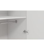 Tủ Quần Áo Shelton Trắng-2 - Ảnh 3