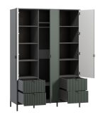 Tủ Quần Áo Travis Xanh Đậm Rừng Nhiệt Đới - 3 - Ảnh 2