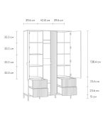 Tủ Quần Áo Travis Xanh Đậm Rừng Nhiệt Đới - 3 - Ảnh 6