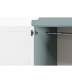 Tủ quần áo trẻ em Lindo Xanh Dương Nhạt- 1 - Ảnh 6