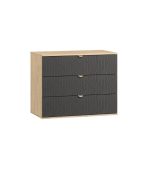 Tủ ngăn kéo Mont Blanc Fancy Xám Chì-3