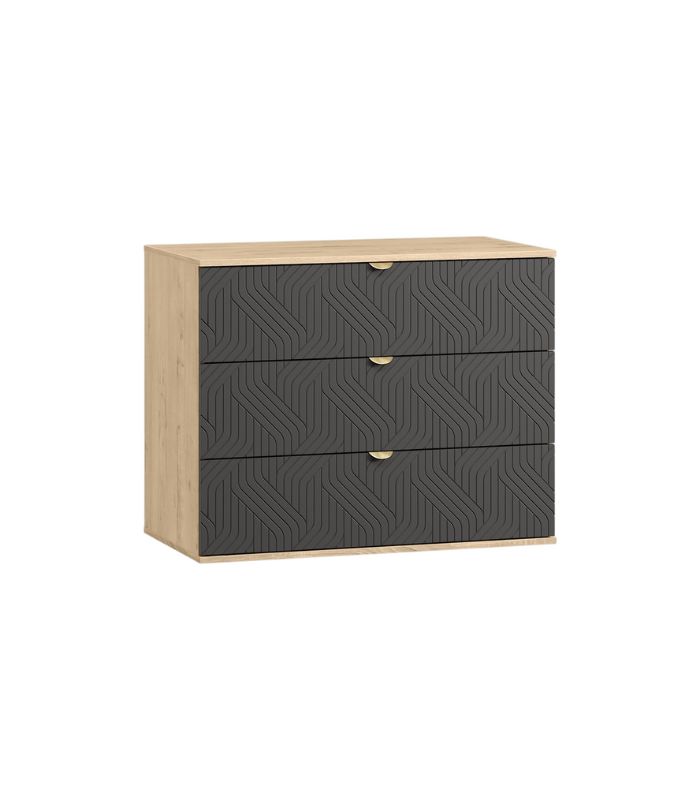 216 Tủ ngăn kéo Mont Blanc Fancy Xám Chì-3 - Ảnh 1