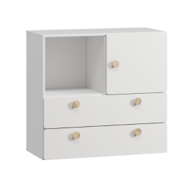 Tủ đầu giường Archie Trắng-2