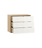 Tủ ngăn kéo Mont Blanc Fancy Trắng-3 - Ảnh 5