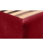 Giường Venta Nhung 140 Đỏ Cherry - Ảnh 10