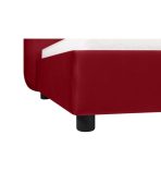 Giường Venta Nhung 140 Đỏ Cherry - Ảnh 5