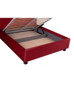 Giường Venta Nhung 140 Đỏ Cherry - Ảnh 8