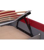 Giường Venta Nhung 140 Đỏ Cherry - Ảnh 9