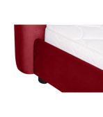 Giường Venta Nhung 140 Đỏ Cherry - Ảnh 6