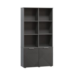 Kệ Trang Trí Shelton Xám Chì-2