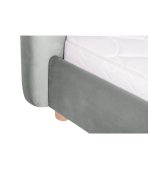 Giường Venta Nhung 160 Silver Xám Bạc - Ảnh 6