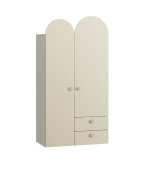 Tủ quần áo Archie Trắng kem- 2