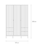 Tủ Quần Áo Travis Xanh Đậm Rừng Nhiệt Đới - 3 - Ảnh 7