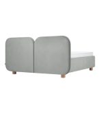 Giường Venta Nhung 160 Silver Xám Bạc - Ảnh 5