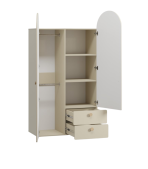 Tủ quần áo Archie Trắng kem- 2 - Ảnh 2