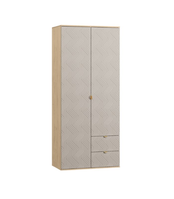 305 Tủ quần áo Mont Blanc Fancy Cà Phê Sữa-2 - Ảnh 1