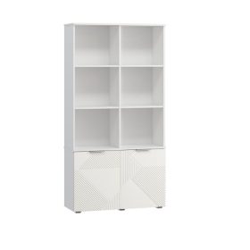 Kệ Trang Trí Shelton Trắng-2