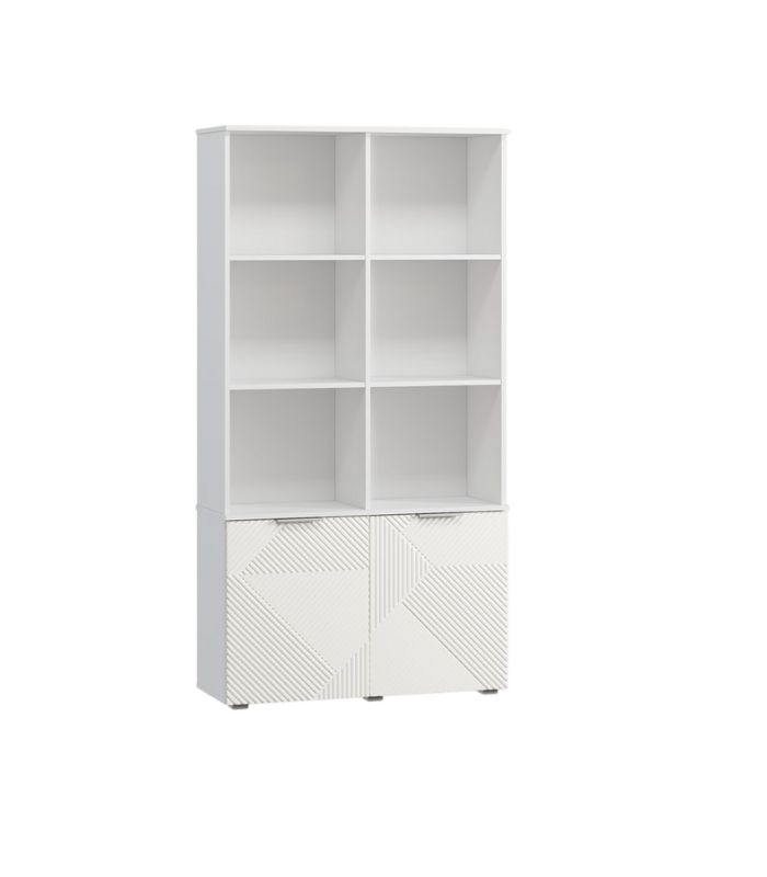 310 Kệ Trang Trí Shelton Trắng-2 - Ảnh 1