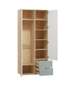 Tủ quần áo Mont Blanc Fancy Xanh Dương Nhạt-2 - Ảnh 2