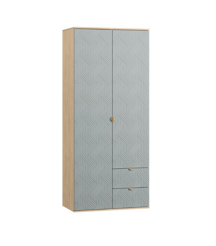 311 Tủ quần áo Mont Blanc Fancy Xanh Dương Nhạt-2 - Ảnh 1