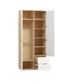 Tủ quần áo Mont Blanc Fancy Trắng-2 - Ảnh 2