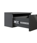 Tủ Đầu Giường Shelton Xám Chì-1 - Ảnh 4