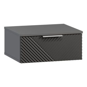 Tủ Đầu Giường Shelton Xám Chì-1