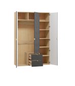 Tủ quần áo Mont Blanc Fancy Xám Chì-3 - Ảnh 2