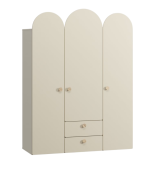 Tủ quần áo Archie Trắng kem- 3