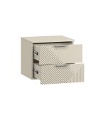 Tủ Đầu Giường Shelton Trắng Kem-2 - Ảnh 2