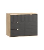 Tủ ngăn kéo Mont Blanc Line Xám Chì-1.1