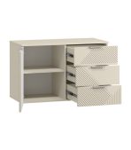 Tủ Ngăn Kéo Shelton Trắng Kem-1 - Ảnh 2